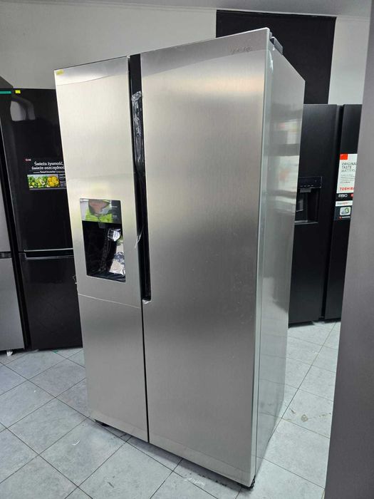 nowa Gorenje lodówka NRR9185ESXL Side by Side kostkarka gwar 2 lata G9