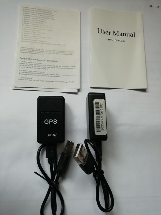 2 Aparelhos Miniatura de GPS Com 2 cartões Para Carros Motas Ou Malas