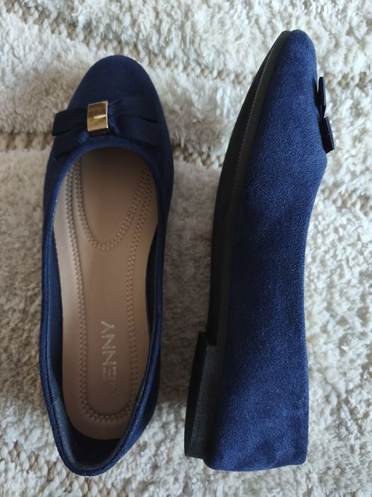 NOWE baleriny Jenny  granatowe rozm 37