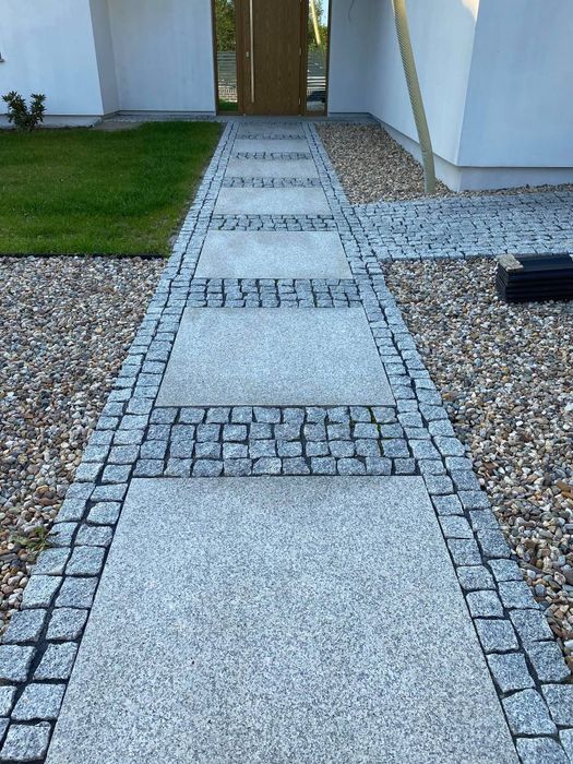 Układanie kostki granitowej Brukarstwo