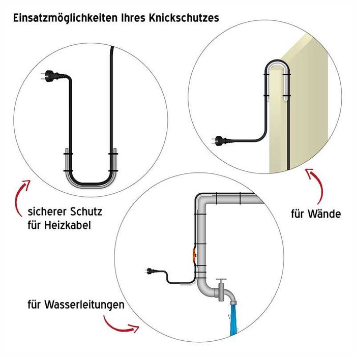 Kabel grzewczy przewód grzejny do ochrony rur z TERMOSTATEM