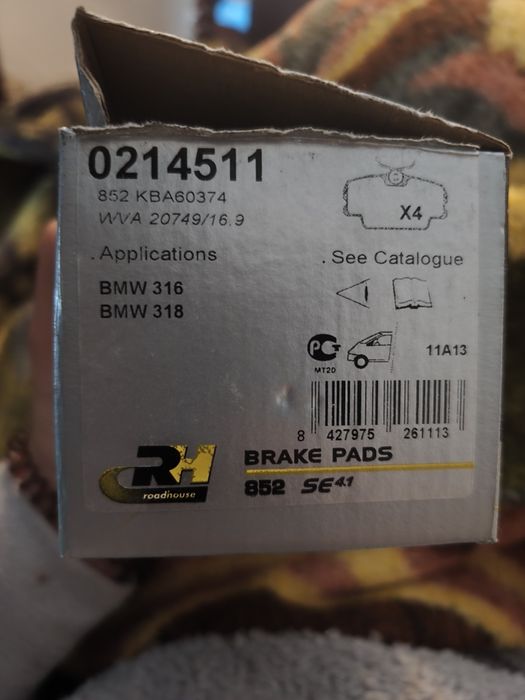 Calsos travões de carros de BMW