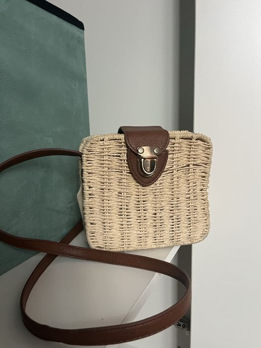 Torebka koszyczek Primark ze skórzanym paskiem