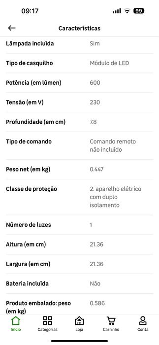 Aplique / candeeiro de parede para exterior, NOVO - marca Philips