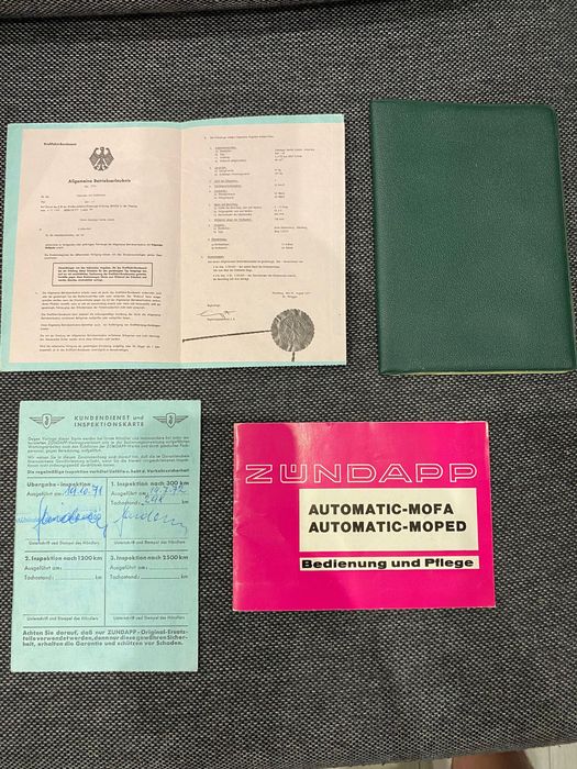Zündapp 50 , 1979, 100% pierwszy lakier