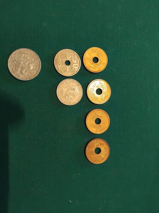 Lote de 46 Moedas de Espanha