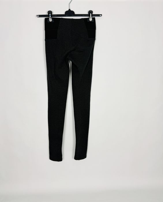 Grafitowe legginsy z wysokim stanem XS 34 ZARA