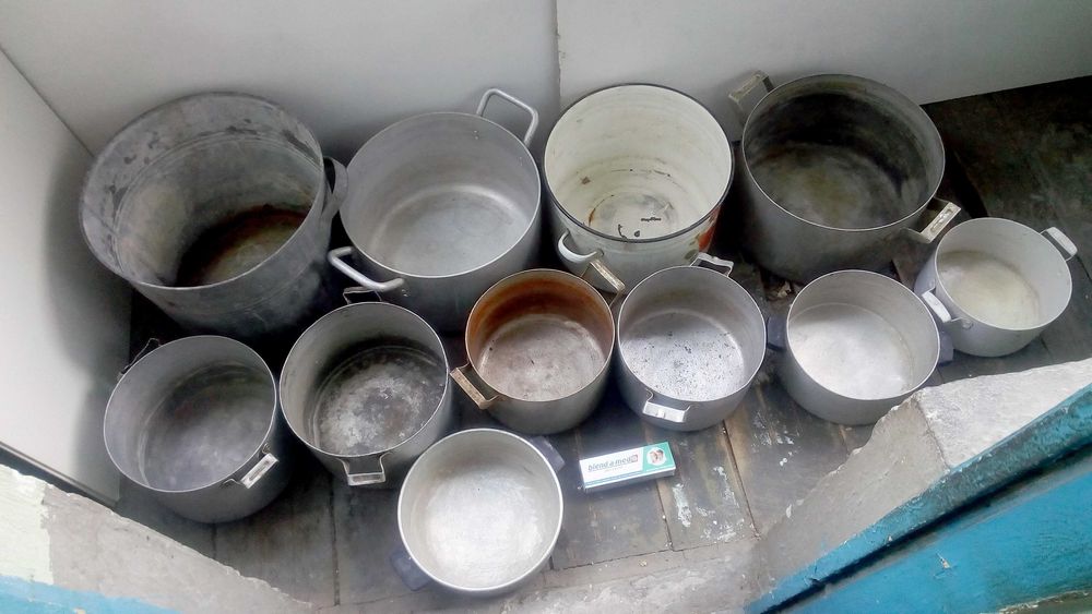 Кастрюля алюминиевая, кастрюля эмалированная, 16л бак оцинкованный 28л