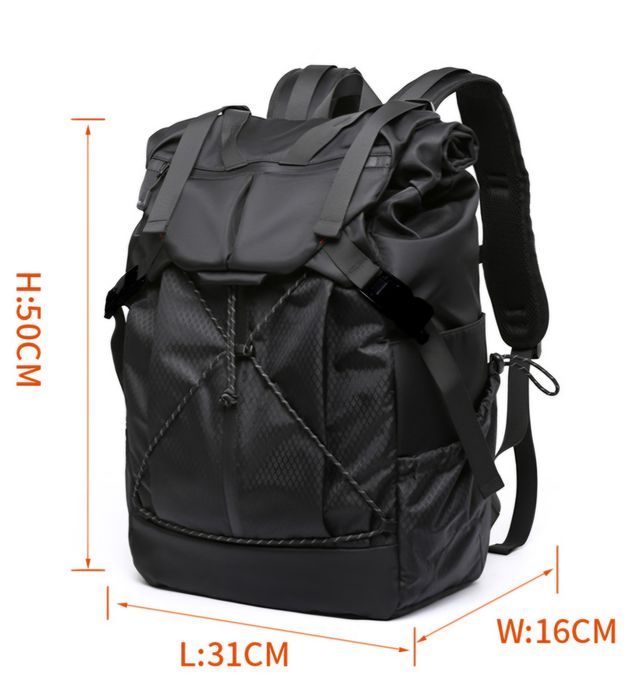 Plecak roll-up do rożnych zastosowań