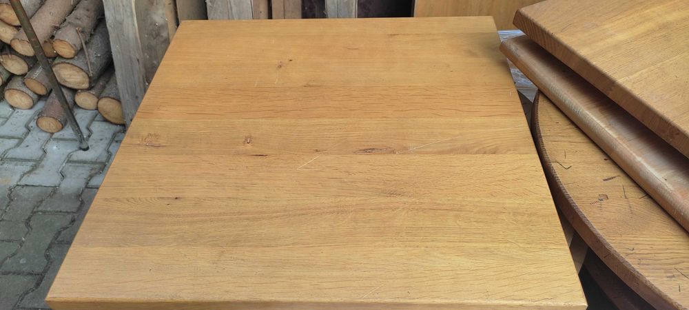 Blaty drewniane okrągłe śr 60cm i kwadratowe 60x60cm