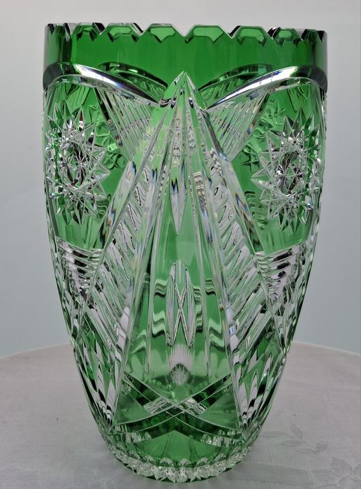 Ваза кольоровий кришталь