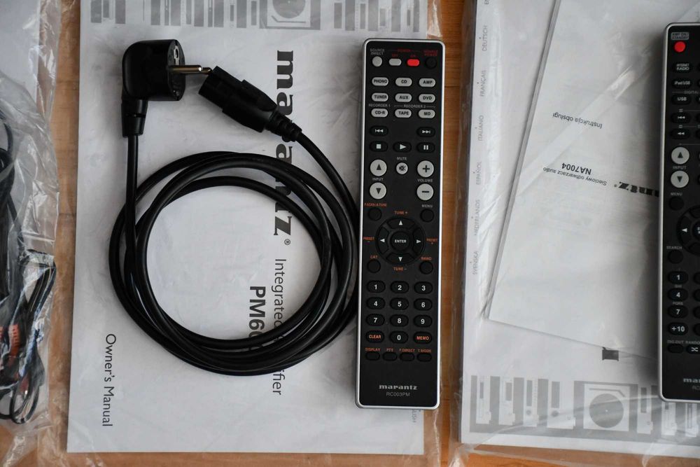 Zestaw stereo Marantza PM6004 + CD6004 + NA7004 jak nowy.