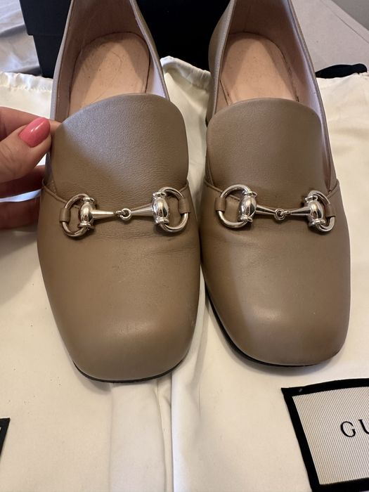 Buty na obcasie gucci horsebit