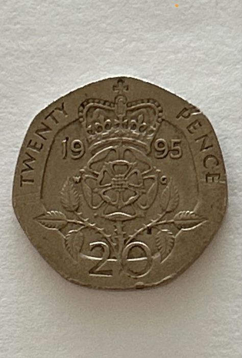 Moeda Twenty pence Elizabeth II