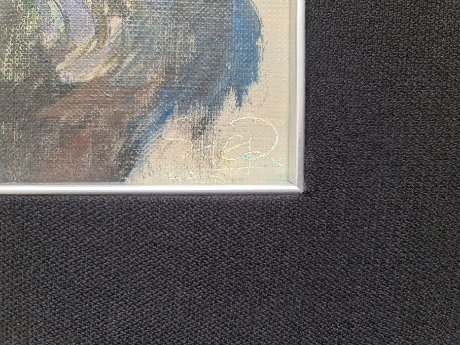 Obraz znanego artysty na płótnie OPRAWIONY Kominiarz na szczęście