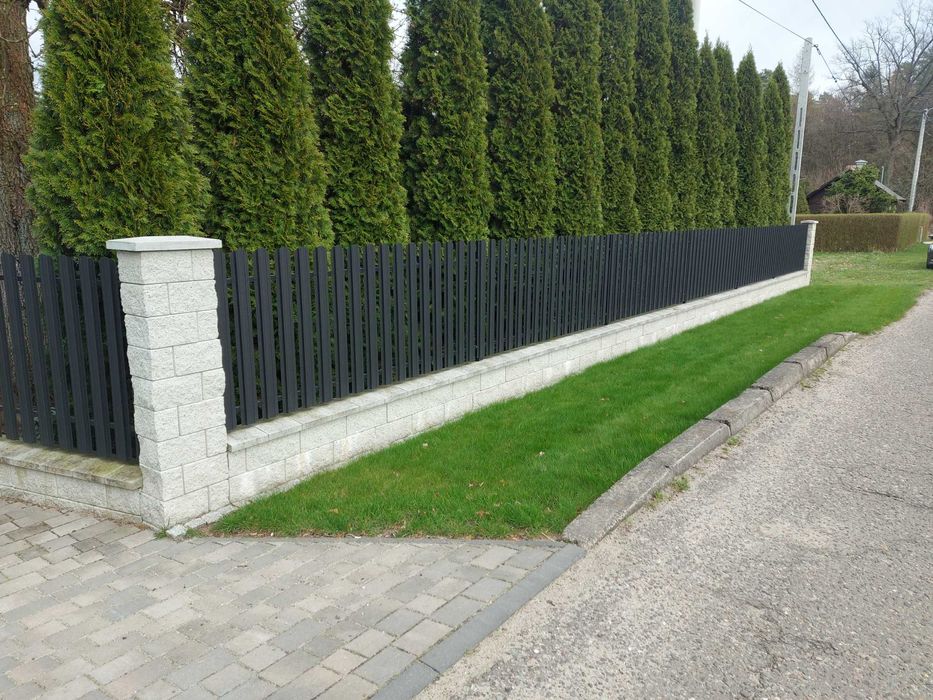 Sztachety sztachetki Panel metalowe od 10.2cm-do 12.4cm szer. Producen