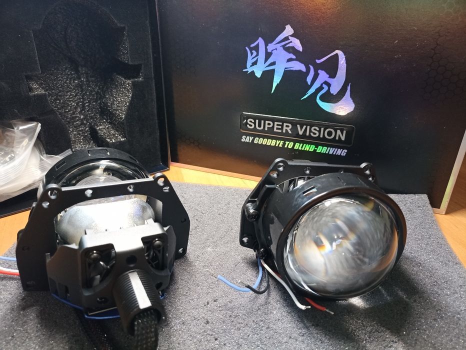 ‼️Bi-led линзы‼️Super Vision 35-50W билед 2.5 и 3 дюйма AMS Aozoom