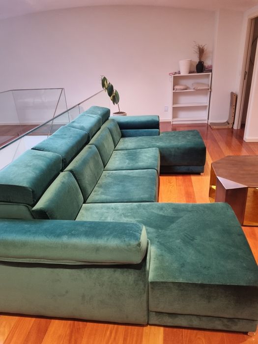 Sofa com dupla chaise longue (como novo)