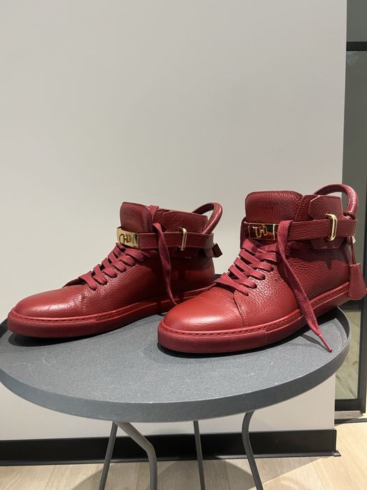 Кеды Buscemi 100MM Red Grained