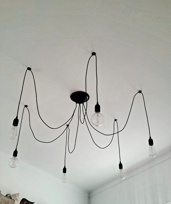 Candeeiro de nove lâmpadas