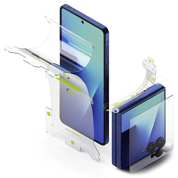 Zestaw ochronny Ringke Protector Pro 3w1 na Samsung Galaxy Z Flip 7 -