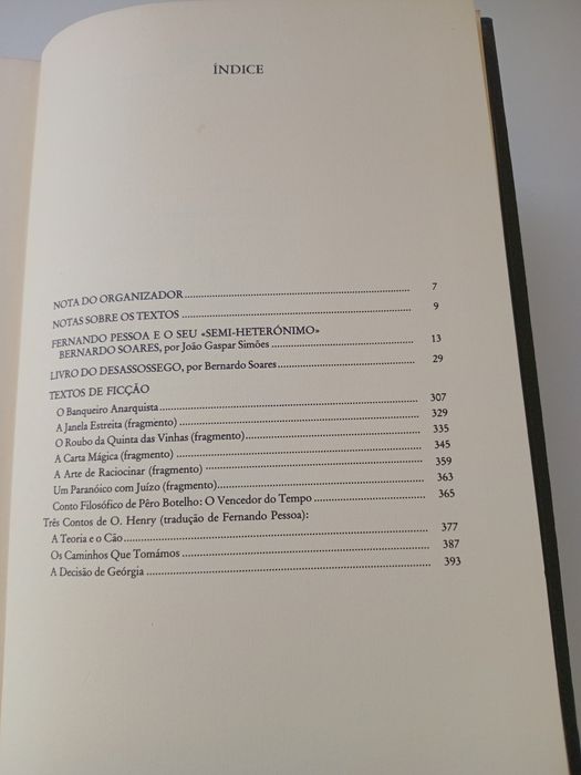 Livro de Fernando Pessoa - Obras em Prosa
