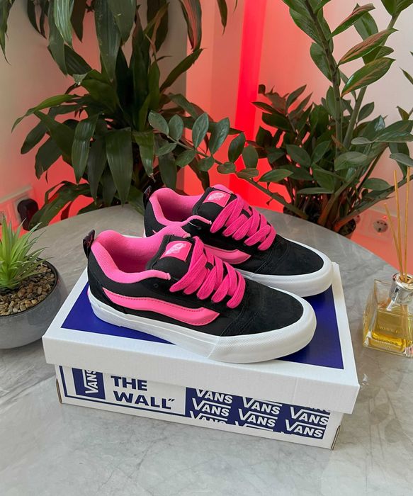 !ТРЕНД! Vans Knu Skool Black Pink 37 38 39 40 41
