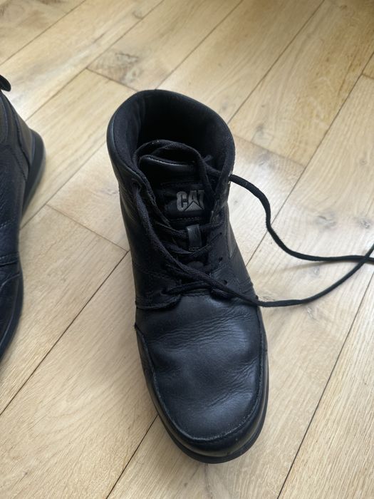 Черевики чорні шкіряні CAT чол.