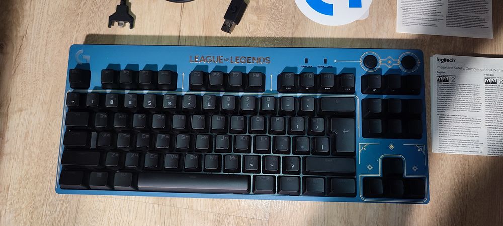Logitech g pro x LOL Edition ідеальний стан в плівці: 2 300 грн ...