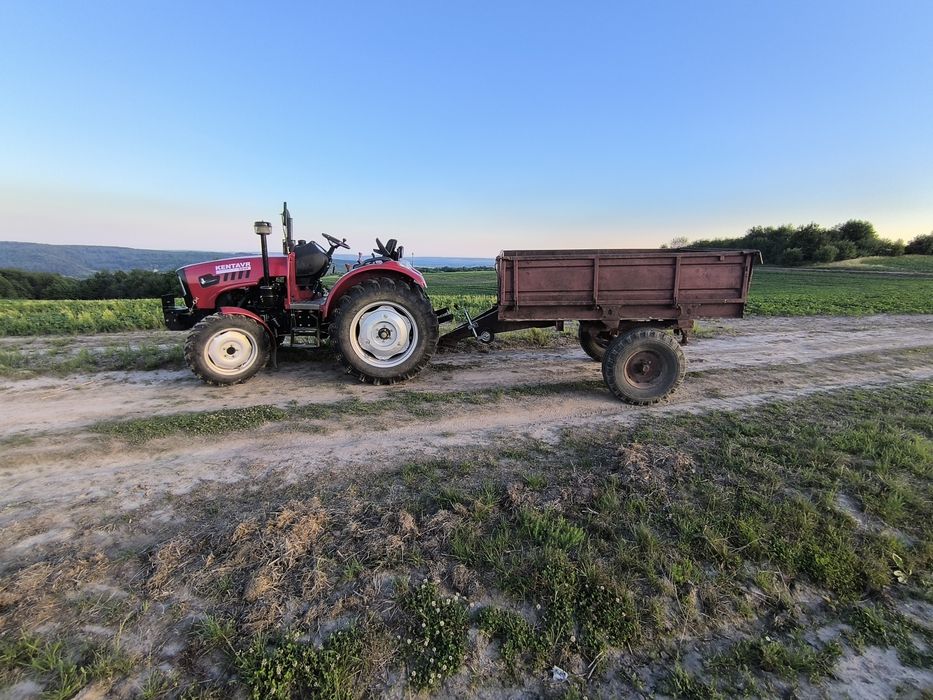 Прицеп 1птс-2. одноосний