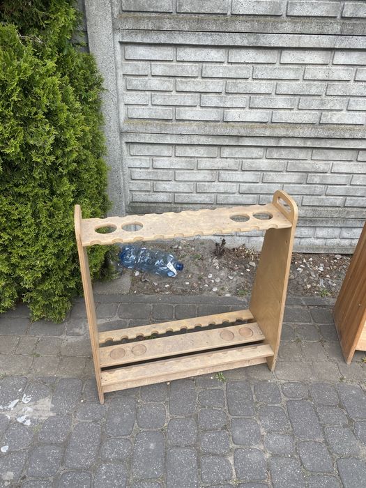 Stojak na wedki dreniany Dragon