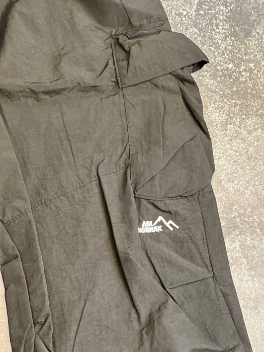 GORETEX НА УТЯЖКАХ карго штани чорні зелені парашути штаны черные М Л