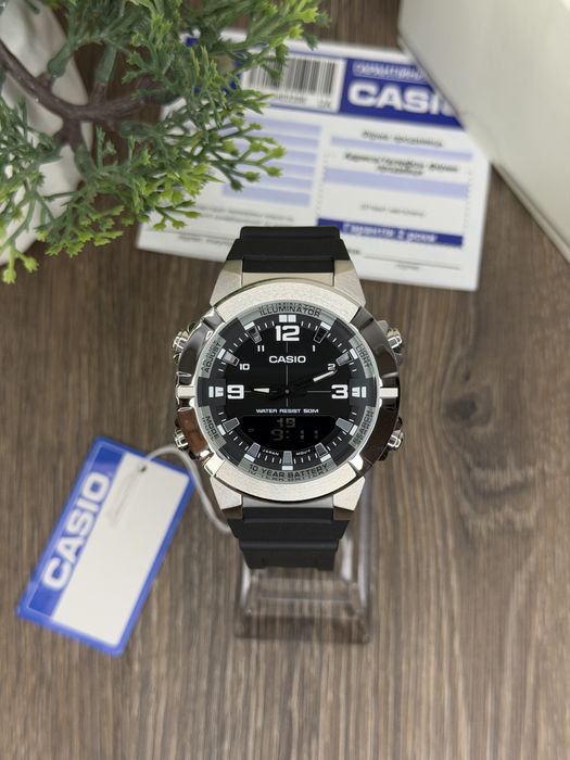 З гарантією / Новий оригінальний годинник Casio AMW-870-1A