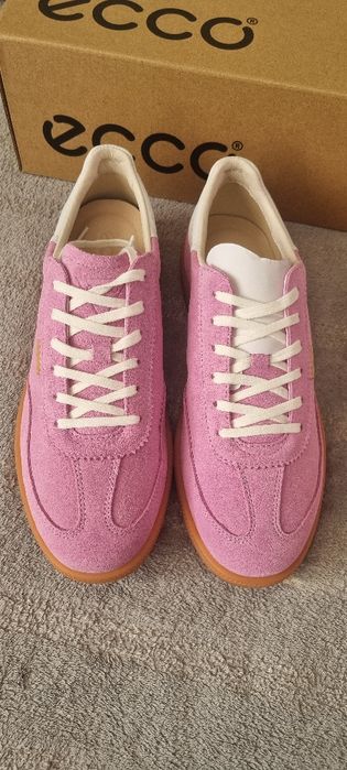 Sneakersy damskie skórzane Ecco Soft