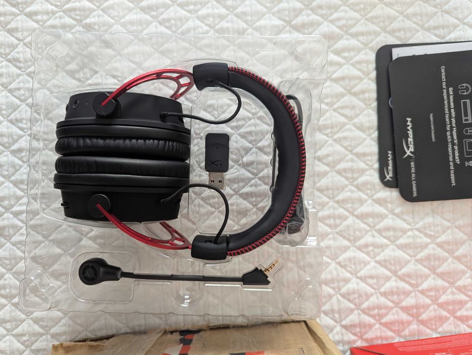 Headset HyperX Cloud Alpha Wireless - NOVO em caixa