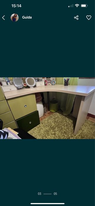 Secretaria madeira