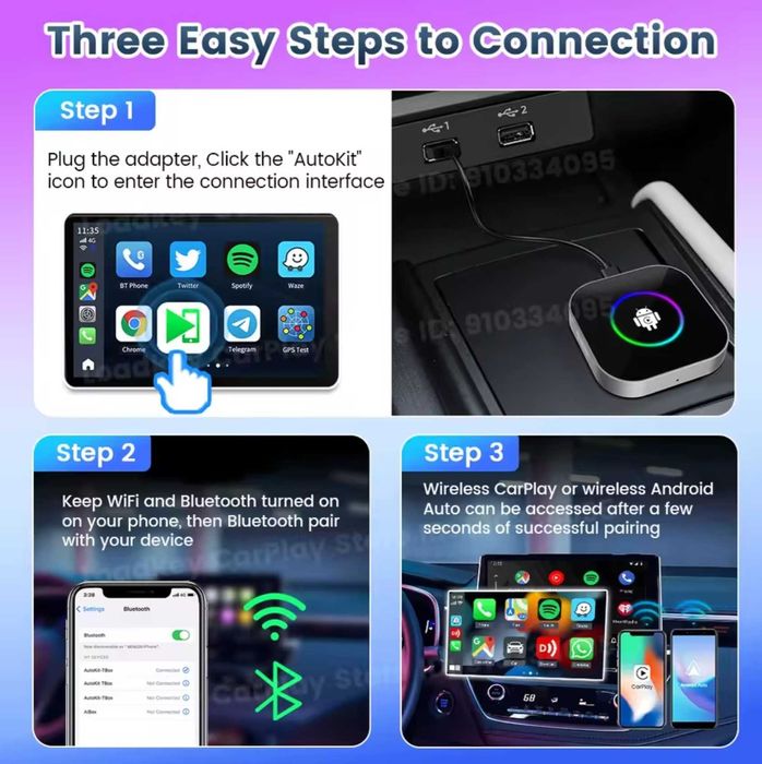 Адаптер CarlinKit S2F TBox 4gb / 64gb - Carplay/YouTube/Netflix