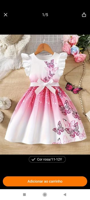 Lindo vestido de menina NOVO