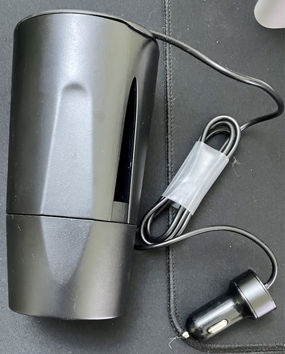 Carregador auto wireless e usb-c de isqueiro