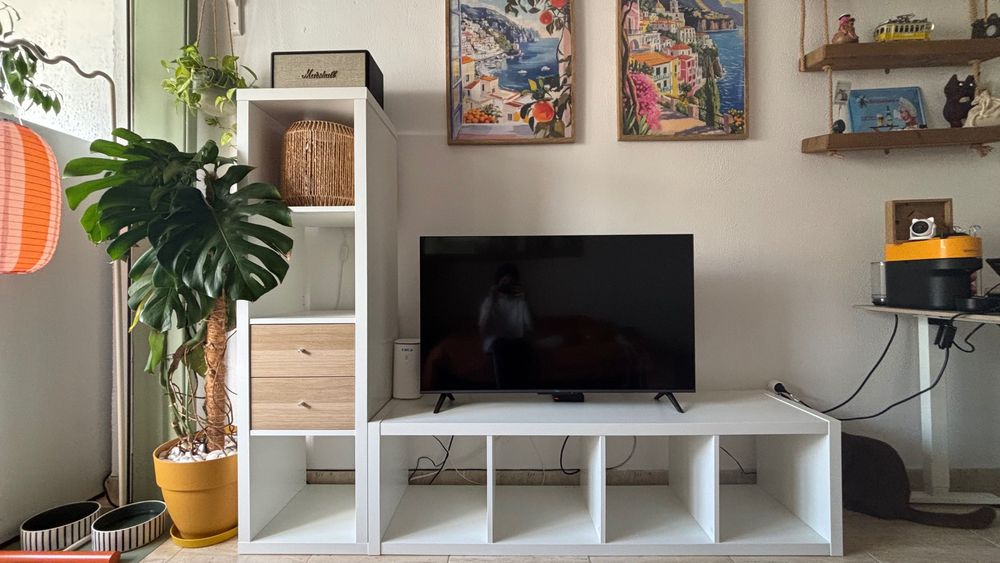 Conjunto 3 Móveis IKEA (2 Estantes Kallax + Sapateira Bissa) - Como Novos