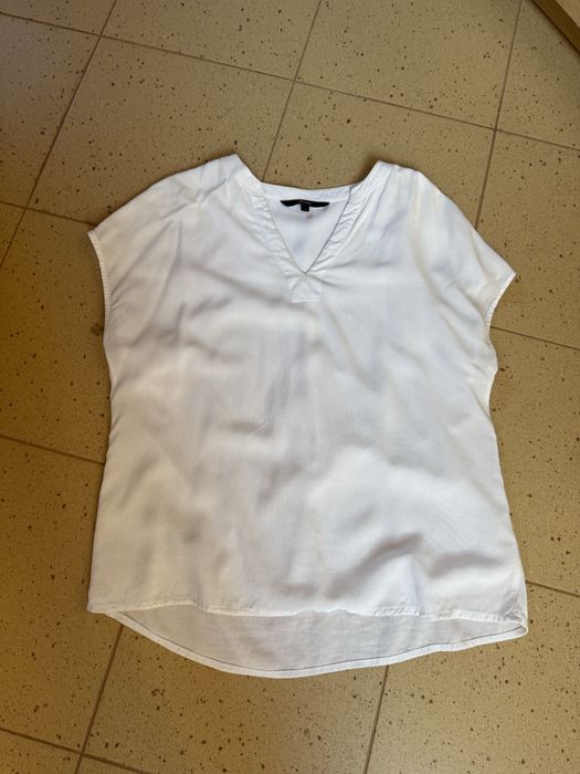 Vero moda biała bluzka z krótkim rękawem r.36