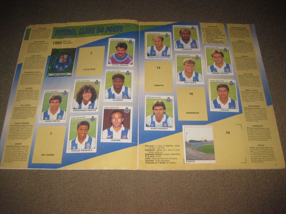 Caderneta do Campeonato Nacional de Futebol 1993/1994