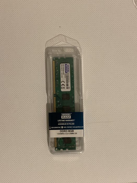 DDR3 8GB 1333 MHz Goodram. Нова