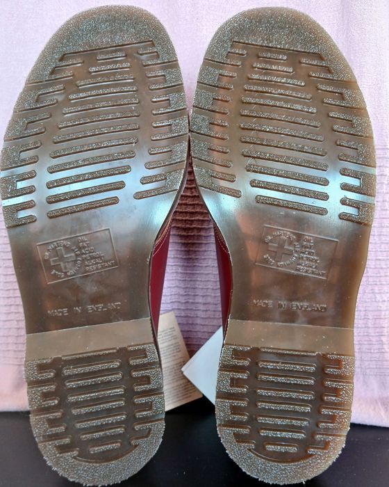 Dr Martens 1461 made in england, rozmiar 10, cherry red, oxblood