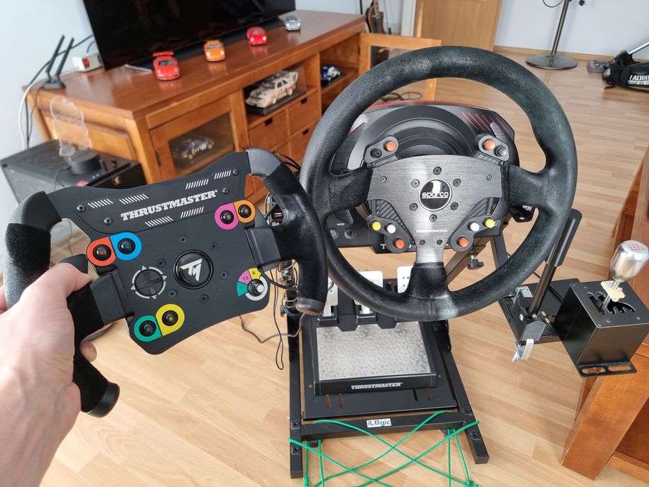 Zestaw Thrustmaster TS-XW, T-LCM, Sparco R383, Open Wheel, shifter, rę