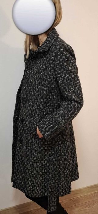 Debenhams Collection - Płaszcz zimowy z paskiem