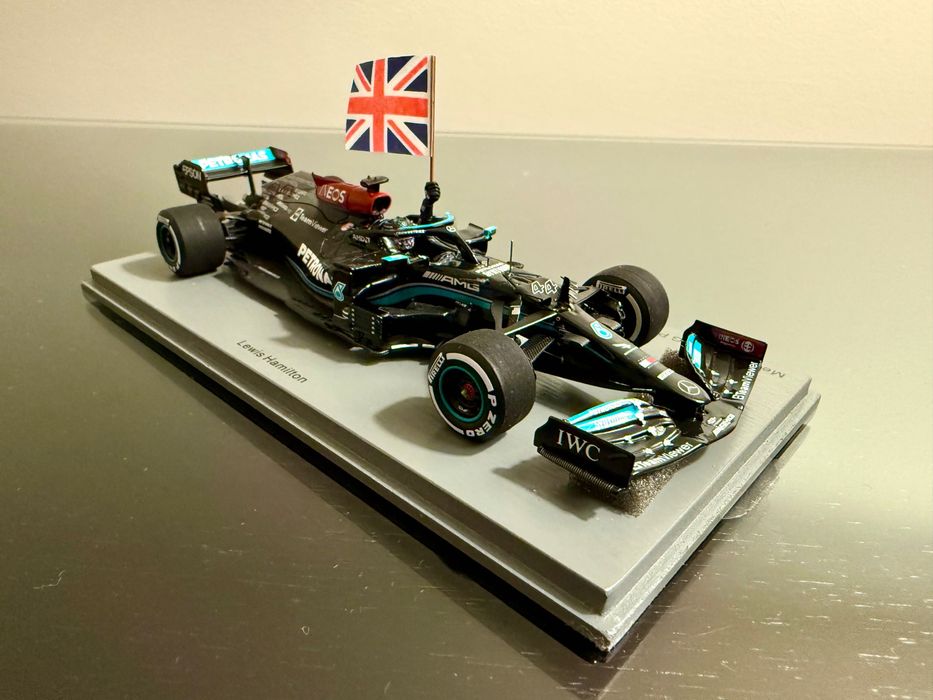 Lewis Hamilton - Miniatura Spark 1:43 - GP Silverstone 2021 - Mercedes