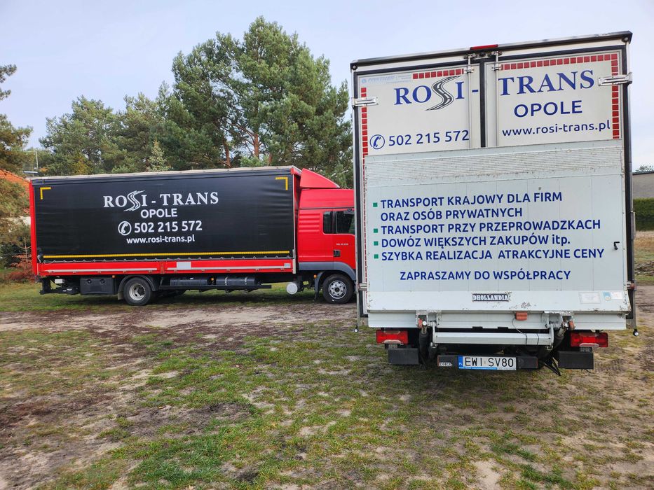 Usługi transportowe, auta z windą, transport, przewóz, Solówka 18 pal.
