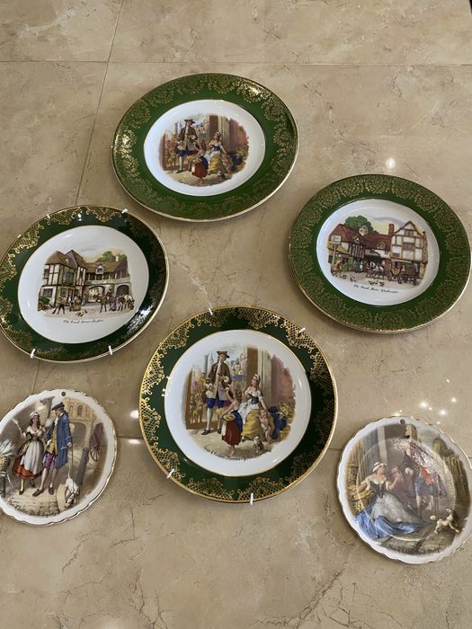 Набор тарелок коллекционных Royal Staffordshire,Royal Falcon(Англия)