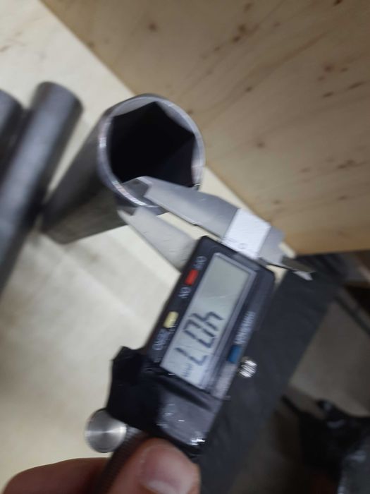 Труба шестигранная 23/32 мм для мотоблока. Патрубок 210-270 мм.Ступиця